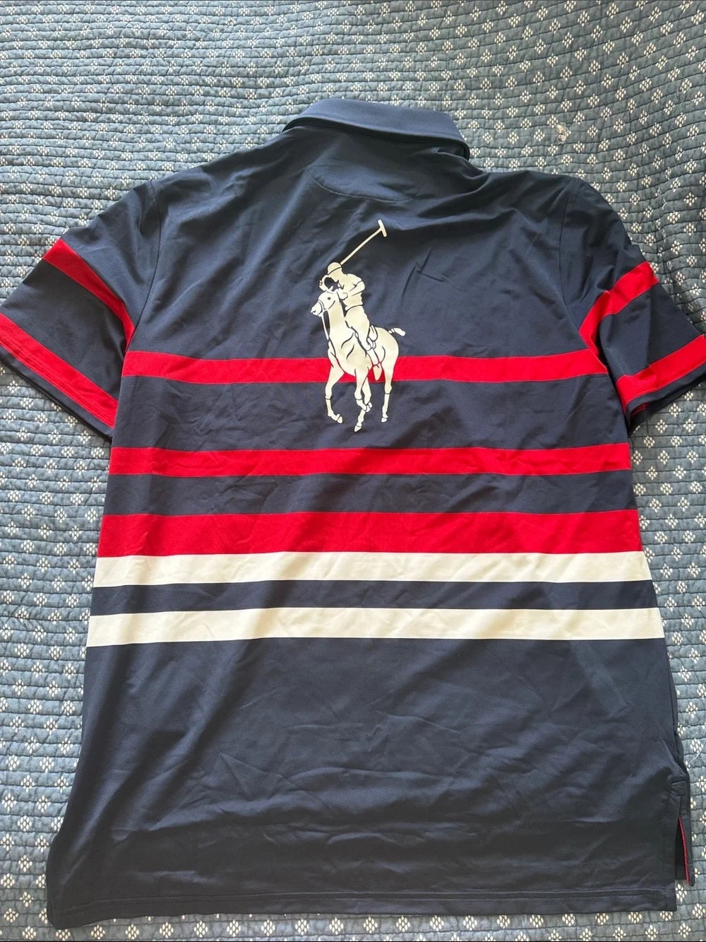 Polo by Ralph Lauren Navy, Red & White Striped Ryder Cup Polo